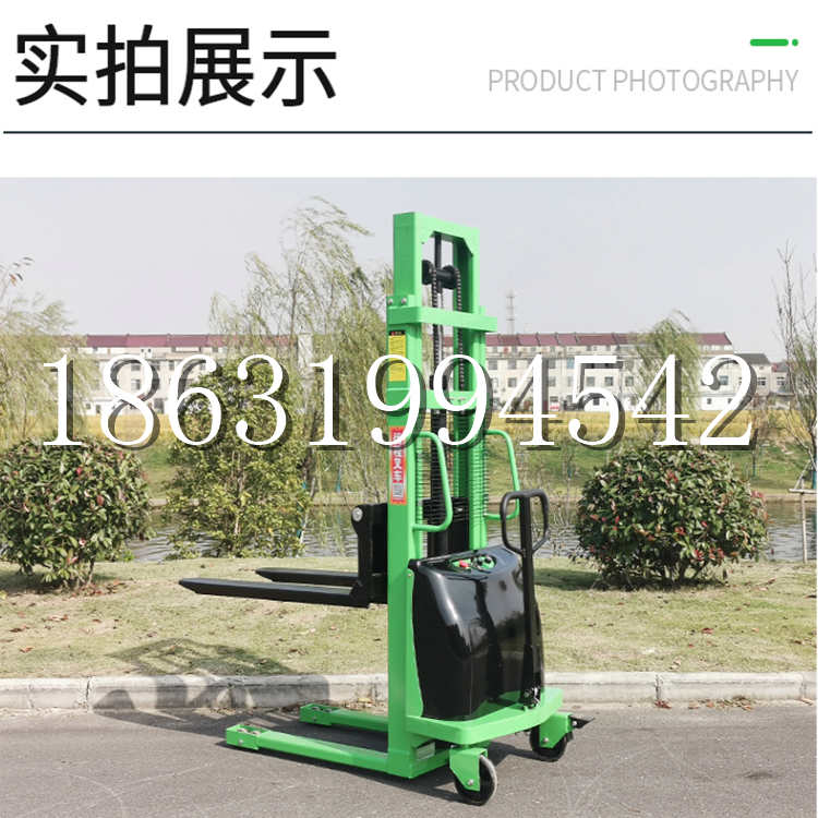 大里区电动叉车堆高车液压铲车电瓶1吨2吨站驾步行式小型全自动叉车